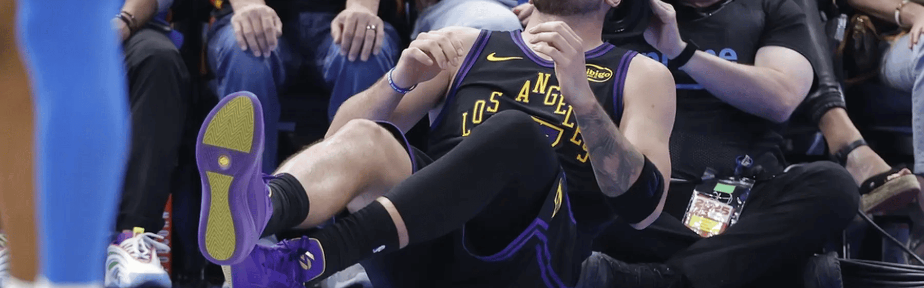 湖人重创！东契奇左腿筋二级拉伤 本赛季常规赛报销