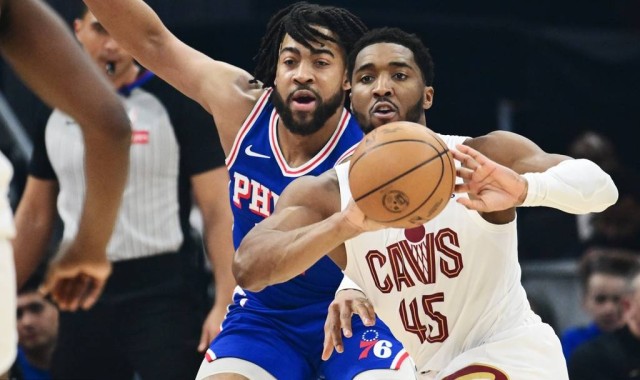 哈登21分米切尔17+6 骑士大胜76人