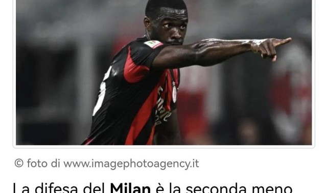 意甲媒体热议：米兰6轮联赛预期失球数位列意甲第一少，主教练阿莱格里功不可没