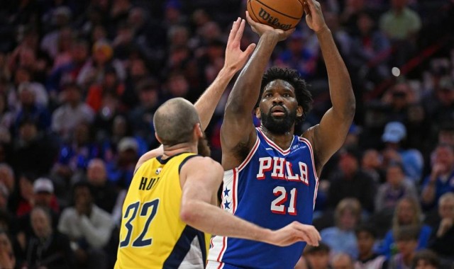 恩比德30分马克西29+8 步行者不敌76人