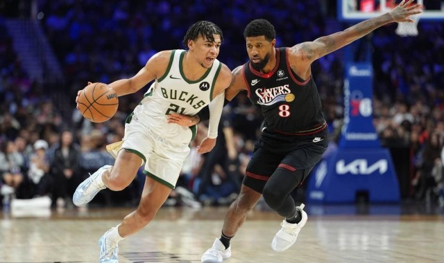 马克西21分格兰姆斯20分瑞安22+10 76人胜雄鹿